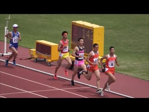 長野県高校総体陸上2019 男子5000m決勝