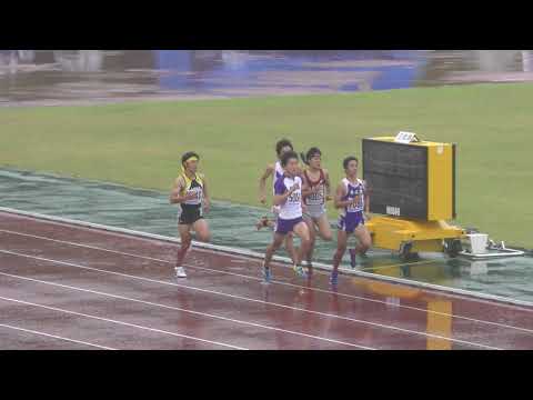 2018 東北高校新人陸上 男子 800m 予選1組