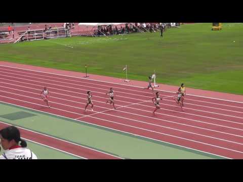 2016全日本中学校陸上　女子200m予選6組