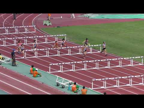 H30　千葉県高校新人　女子100mH　予選3組