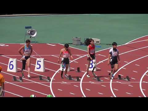 第62回中部実業団対抗陸上競技大会　女子招待パラT63・64　100m　決勝　2018/05/12