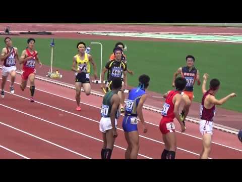 北関東高校陸上 男子4×400mR 決勝 2015年6月22日 ／ 健大高崎 3:14.97