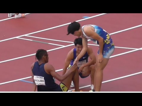 男子400mA決勝 GＰ新潟 Athletics Challenge Cup 2022