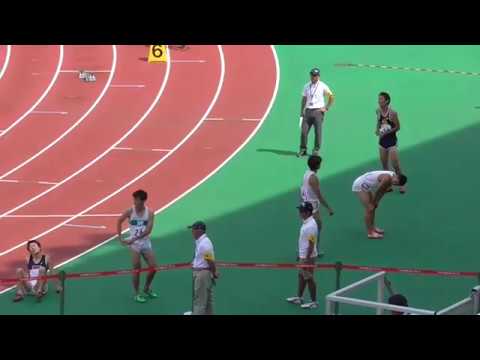 第77回愛知陸上競技選手権大会　男子400mH　決勝　2017/7/15