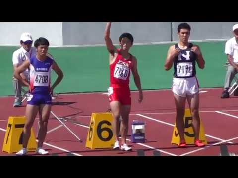 2017 秋田県陸上競技選手権 男子 100m 決勝