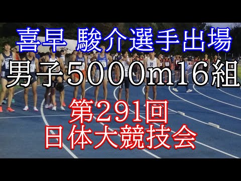 男子5000m16組　第291回日体大競技会