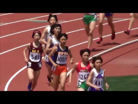 群馬県高校総体陸上2017 女子1500m決勝