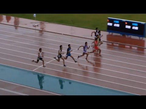 決勝 男子100m 北関東大会 R01