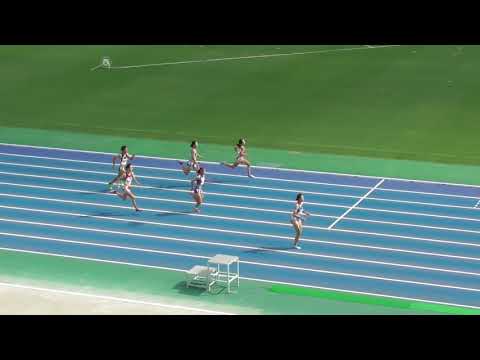 2018近畿高校ユース陸上　1年女子100ｍ予選1～3組