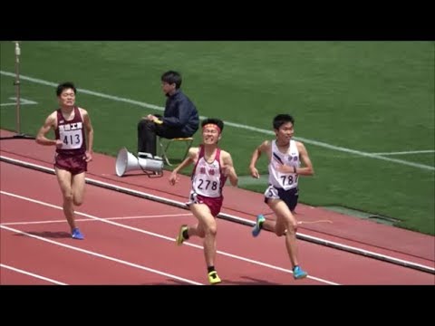 群馬リレーカーニバル2019 男子1500m14組