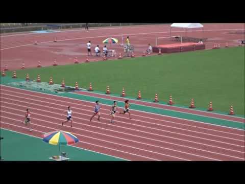 女子A（中学3年）100m　予選4組　～ジュニアオリンピック陸上　高知県選考会～