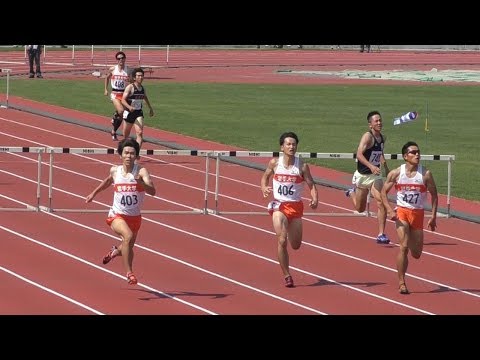 2017 岩手県陸上競技選手権大会 1部男子400メートルハードル決勝