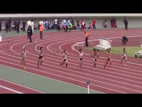 2015 東海学生秋季陸上 女子100m 予選4