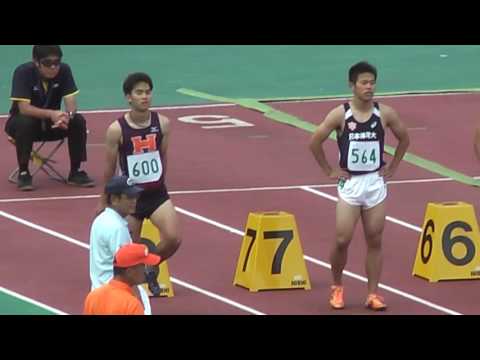 H29　千葉県選手権　男子100m　決勝