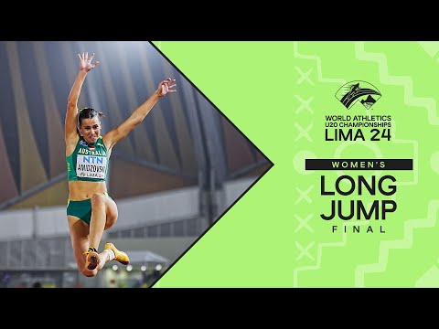 🇦🇺&#039;s Delta Amidzovski flies to long jump gold | World Athletics U20 Championships Lima 2024