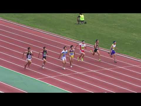 H30　千葉県高校総体　男子100m　予選5組