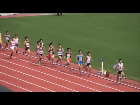 群馬県高校新人陸上2017 男子1500m予選7組