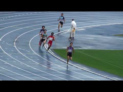 2017 茨城県選手権陸上 男子マイル予選1組