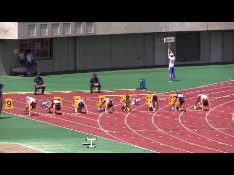 東日本実業団2015女子100m決勝 北風沙織11.52(+2.2)