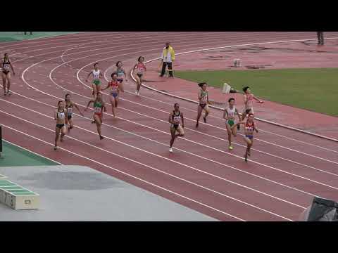 茨城国体2019 成少女子共通4×100mR決勝 Osaka Pref.(竹内 青山 酒井 西尾)45.31