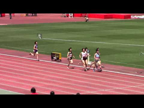2015 西日本インカレ陸上 女子800m 予選5