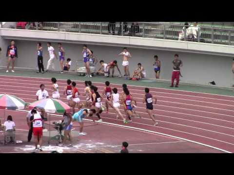 2015 西日本インカレ陸上 男子1500m 予選2