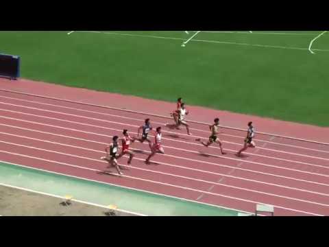 2018 茨城県選手権陸上 男子100m準決勝2組