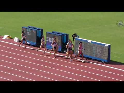 女子800m予選3組　U20日本選手権R01