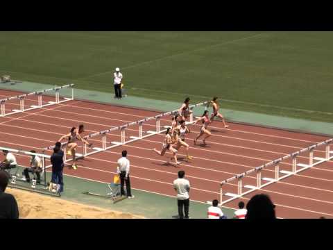2015年 関西インカレ 女子 100mH決勝