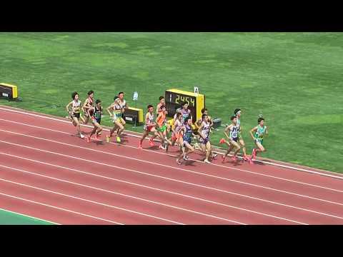 H29　千葉県高校総体　男子1500m　予選1組