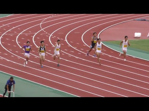 男子200m 予選3組　関東学生新人 R01