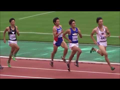 2018関西学生新人陸上競技選手権大会　男子800ｍB決勝