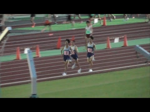2020年度 第2回神戸市長距離記録会 男子3000m1組目