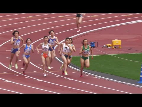 女子１部８００m準決勝１組　関東インカレ2022