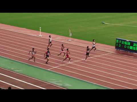 2018 茨城県高校新人陸上 男子100m準決勝2組