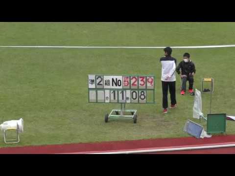 H30　栃木県高校総体　男子100m　準決勝2組