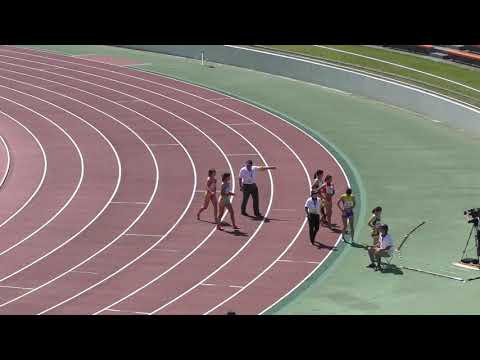 H30　関東選手権　女子100m　予選3組