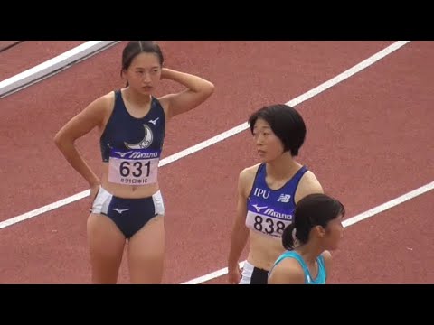 女子100mH準決勝 全日本インカレ陸上2022