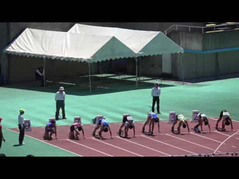 平成29年度 全国高校陸上北九州地区大会 男子110mH 準決勝2組