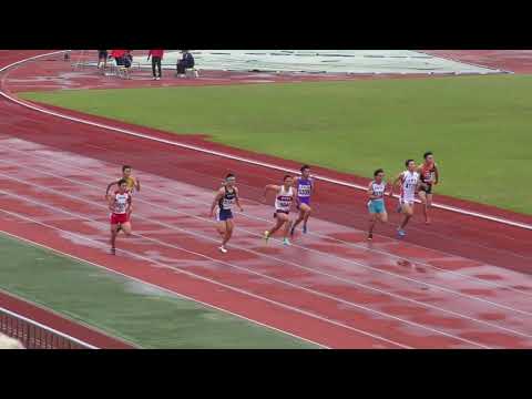 H30　栃木県高校総体　男子100m　準決勝1組
