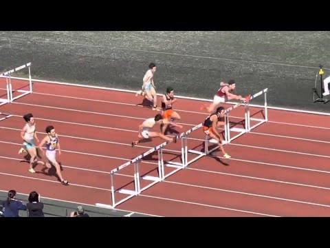 男子110mH決勝　東京六大学2022