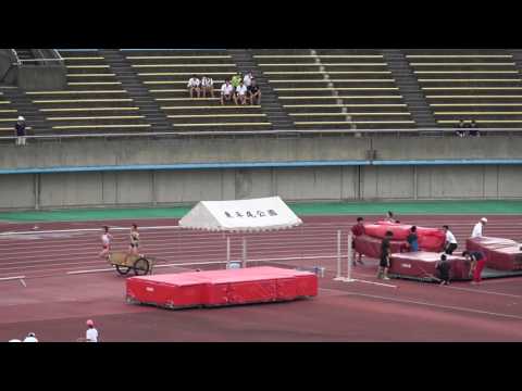 高女 共4x400mR 予1組_2017福岡県高校学年別選手権