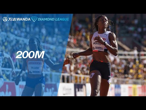 Shericka Jackson wins Stockholm 200m in 22.10 - Wanda Diamond League