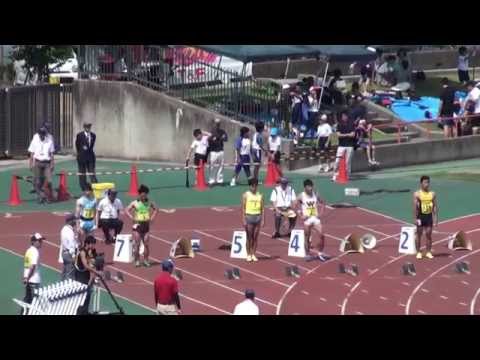 2015 水戸招待陸上男子100m 予選1組