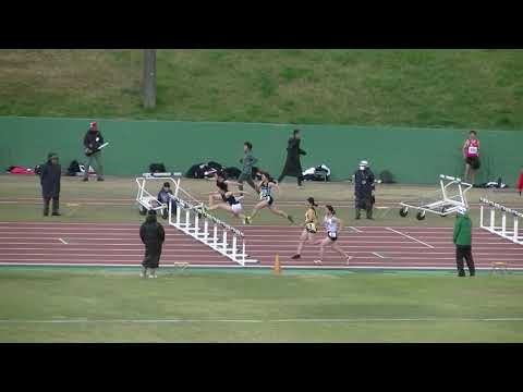 20180407福岡県春季記録会 高校女子100mH決勝 Fukuoka Pref. Spring Track Meet H.S. Women&#039;s 100mH