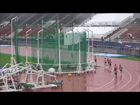 愛媛県高校新人大会2017・男子800m予選2組、1着：村上尚平（新居浜西高）1分59秒66