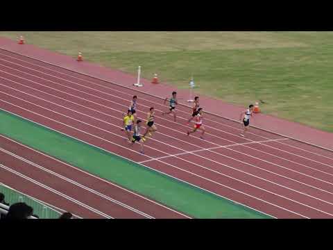 2018 第1回県記録会 高校一般男子100m4組