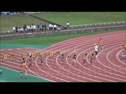 男子B（中学2年）100m　予選8組　～ジュニアオリンピック陸上　高知県選考会～