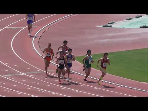 20170618 中国地区高校総体陸上 男子800m決勝