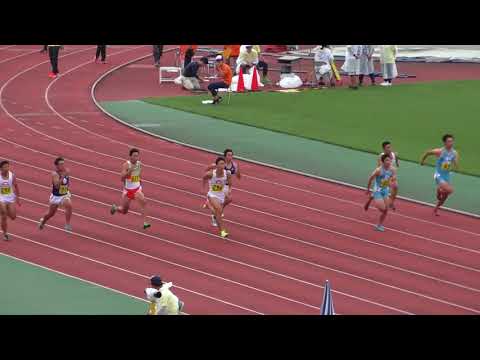 2017 関東学生新人陸上 男子 100m 準決勝2組